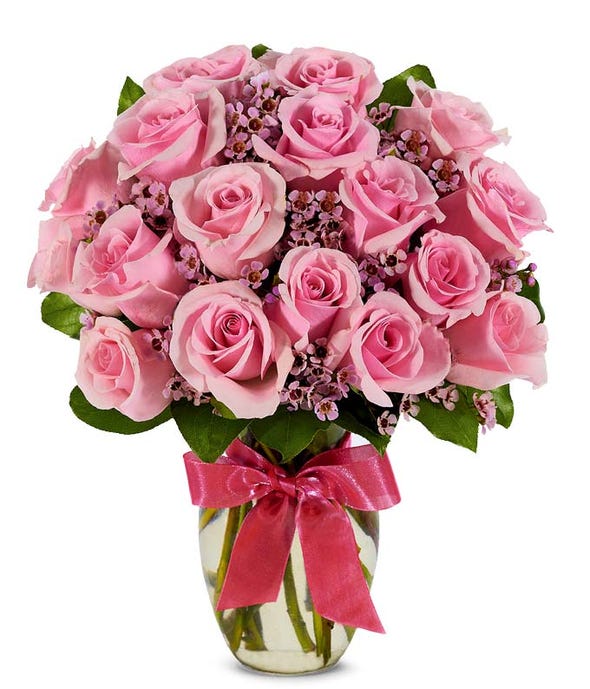 Pink Rose Bouquet (6830803026116)