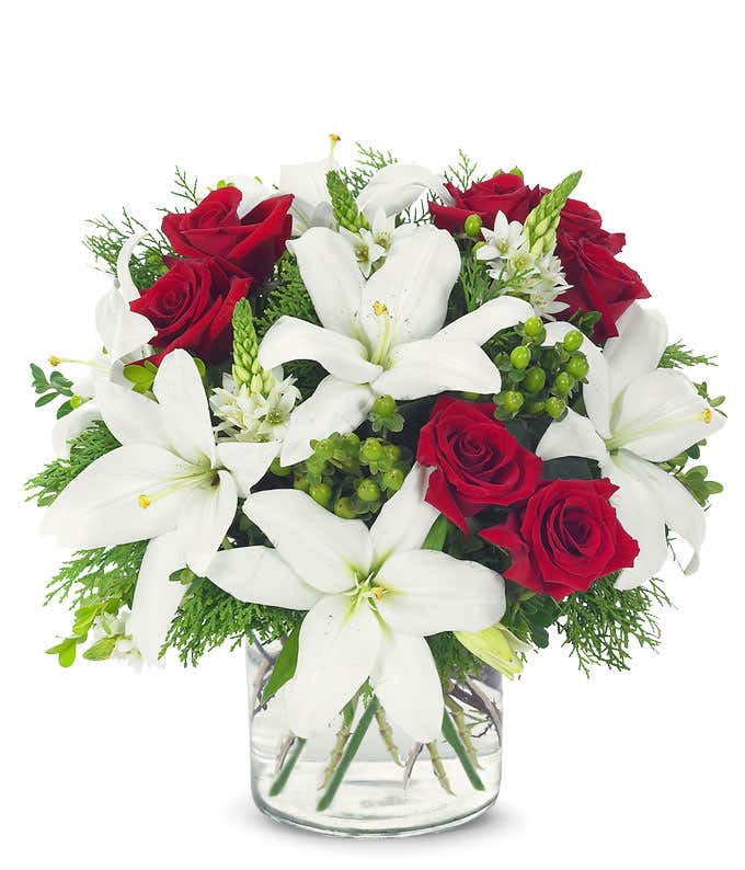 Lovely Lily & Rose Circular Cube - Floramor 