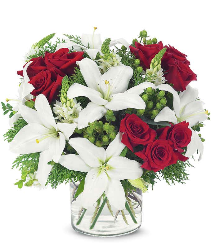 Lovely Lily & Rose Circular Cube - Floramor 